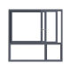 Aluminum alloy window custom casement window sealing window 110 series broken bridge aluminum doors and windows anti-theft sound insulation glass Moshilan