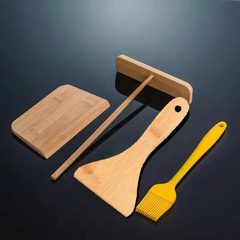 Senyi Original Manufacturer's Street Stall Bamboo Egg Pancake Scraper, Bamboo Dragonfly for Jianbing Guozi (Chinese Crêpe) and Pancake Tools