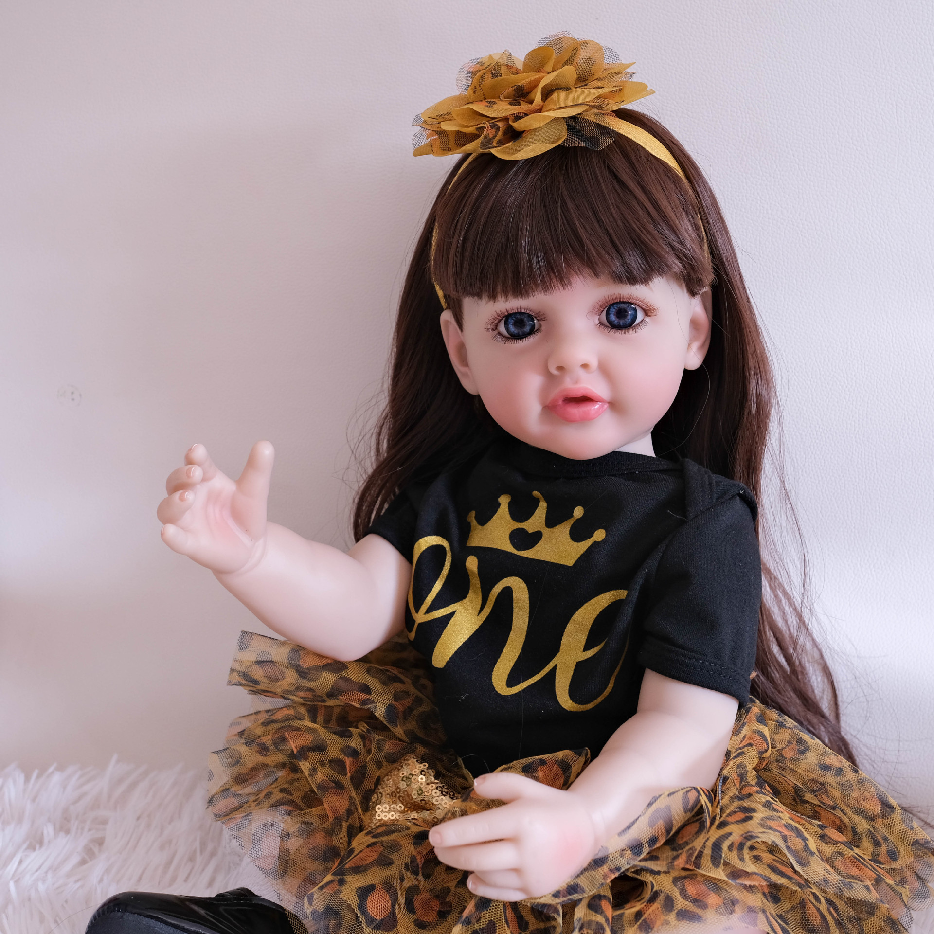 Muñeca Reborn Realista de Silicona Completa de 55 cm, NPK Original, Betty, Suministro de Comercio Electrónico Transfronterizo, Éxito de Ventas en Ozon