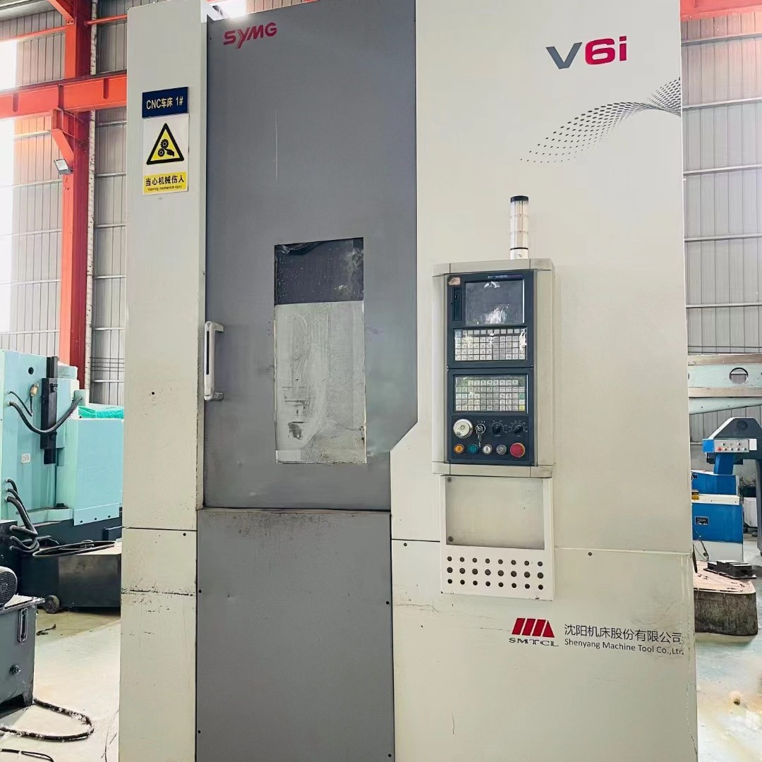 处理二手沈阳V6i数控立式车床回转直径860加工高度700