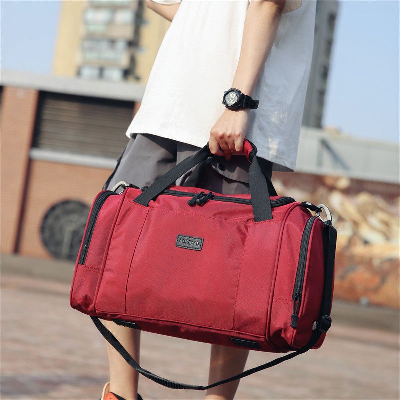 Reisegepäck mit großem Fassungsvermögen, tragbare One-Shoulder-Reise- und Geschäftsreise-Fitnesstasche für Herren, Platz für Schuhe_voghion.com