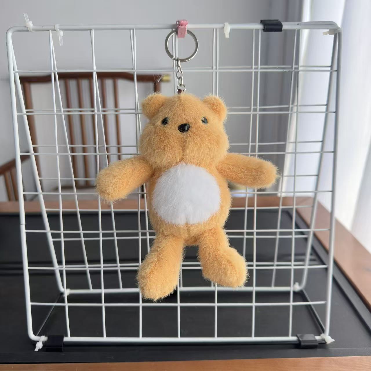 Cuatro pulgadas muñeca de peluche pequeño colgante muñeca llavero muñeca mochila colgante juguete de peluche regalo