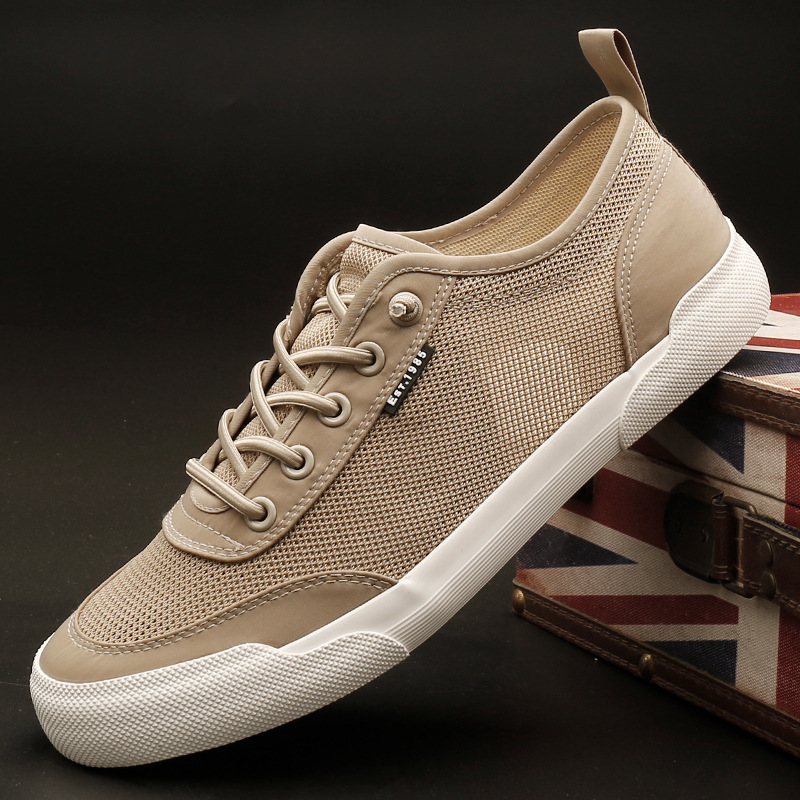 Flash 25603 Summer Trendy Cloth Shoes Breathable All-match Casual Men's Shoes Men's Summer Mesh Shoes Men's Thin Trendy Shoes
