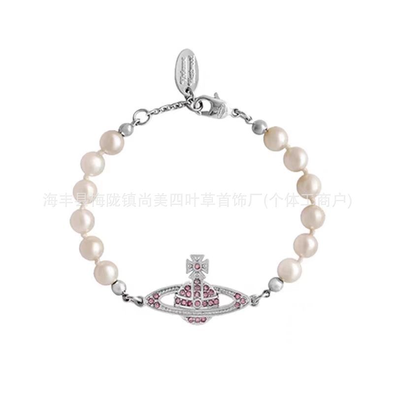 西太后高版本土星珍珠项链薇薇安经典款百搭满钻锁骨链女厂家直销|undefined