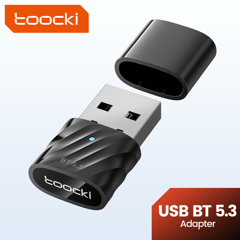 Toocki Usb5.3 Bluetooth Adapter Wireless Mouse Keyboard Headset Driver-Free Receiver Transmitter Toocki Usb5.3 Bluetooth Adapter Wireless Mouse Keyboard Headset Driver-Free Receiver Transmitter