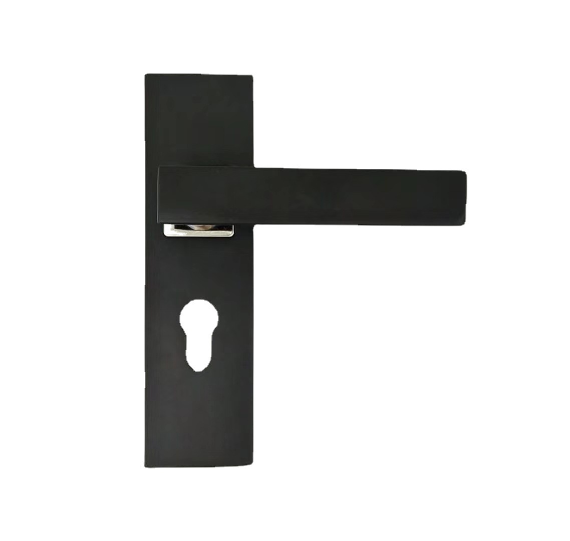 Cerradura de la puerta del baño cerradura de la puerta de aleación de aluminio cerradura de la manija de lengua única cerradura de la puerta de vidrio de la cocina del baño Baño cerradura de la puerta