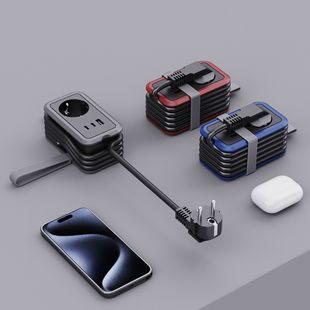 Rubik's Cube Socket European-Style Plug-In Portable Travel Socket Mini Compact Drag Line Board Cross-Border E-Commerce Manufacturer Wholesale