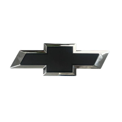 Suitable for Chevrolet Pickup Silverado Front and Rear Logos, Silverado Modified Grille Logo, Rear Trunk Sticker (Car logo) - xfl-silver-front-mark