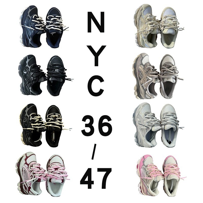 2026 European Men's Shoes, Asics Gel-Nyc Double Lace Dad Shoes, Tennis Shoes, Badminton Shoes, Couple Sports Shoes for Men 2026 European Men's Shoes, Asics Gel-Nyc Double Lace Dad Shoes, Tennis Shoes, Badminton Shoes, Couple Sports Shoes for Men