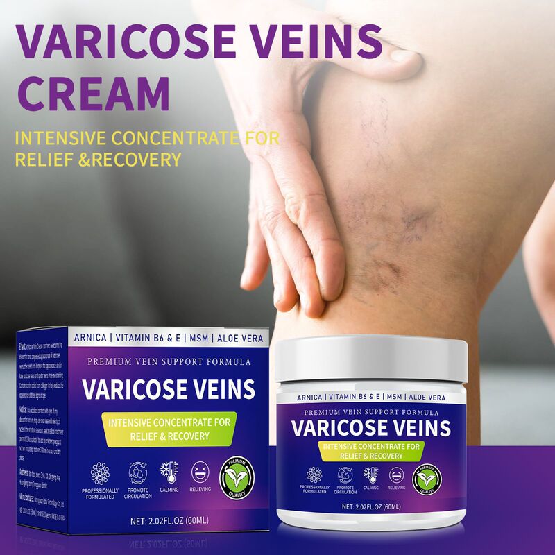 Cross-Border Amazon Tk Vein Care Cream 60ml for Raised Veins, Tightness, Discomfort, Moisturizing, Nourishing, and Soothing Cream Cross-Border Amazon Tk Vein Care Cream 60ml for Raised Veins, Tightness, Discomfort, Moisturizing, Nourishing, and Soothing Cream