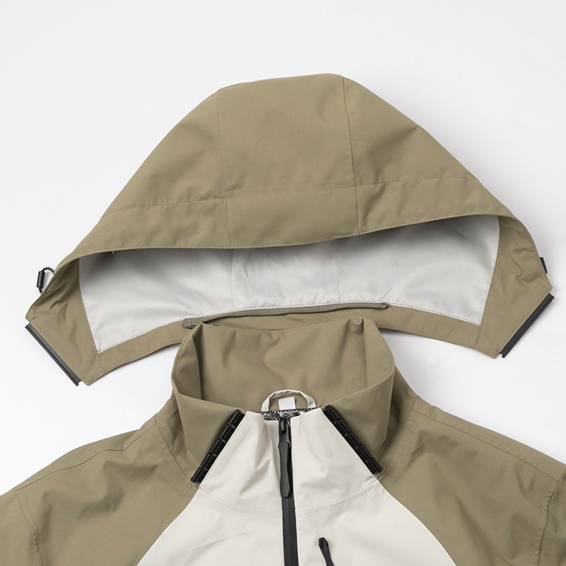 Ropa de asalto de una sola capa Ropa de asalto de hombres y mujeres al aire libre impermeable a prueba de viento Ropa de montaña primavera y otoño desmontable chaqueta con capuchón ropa de hombre