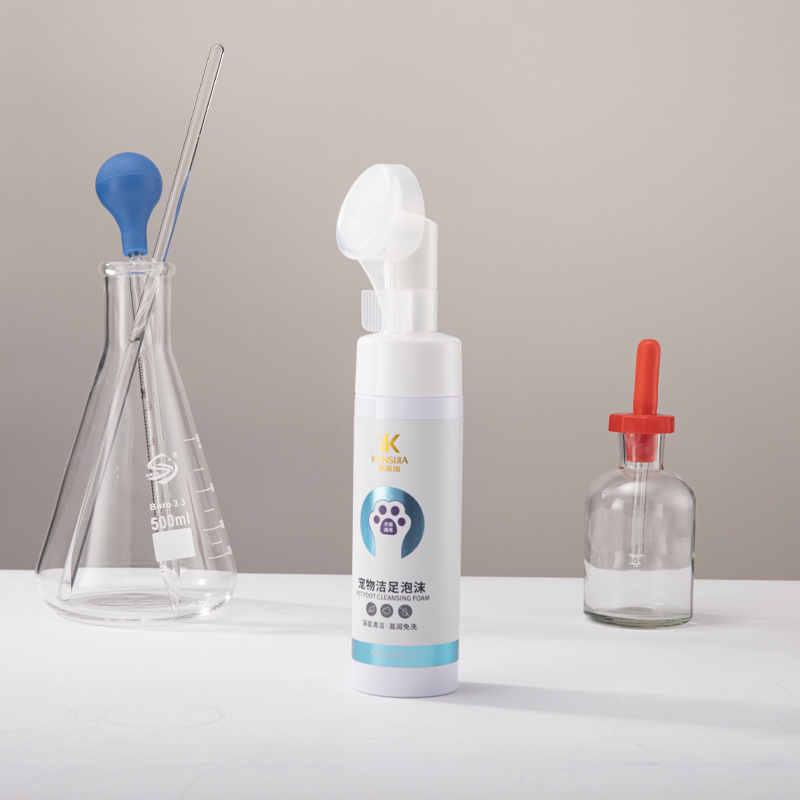 寵物潔足泡沫狗狗洗腳神器貓咪洗爪子泡沫免水洗腳掌清潔足部護理