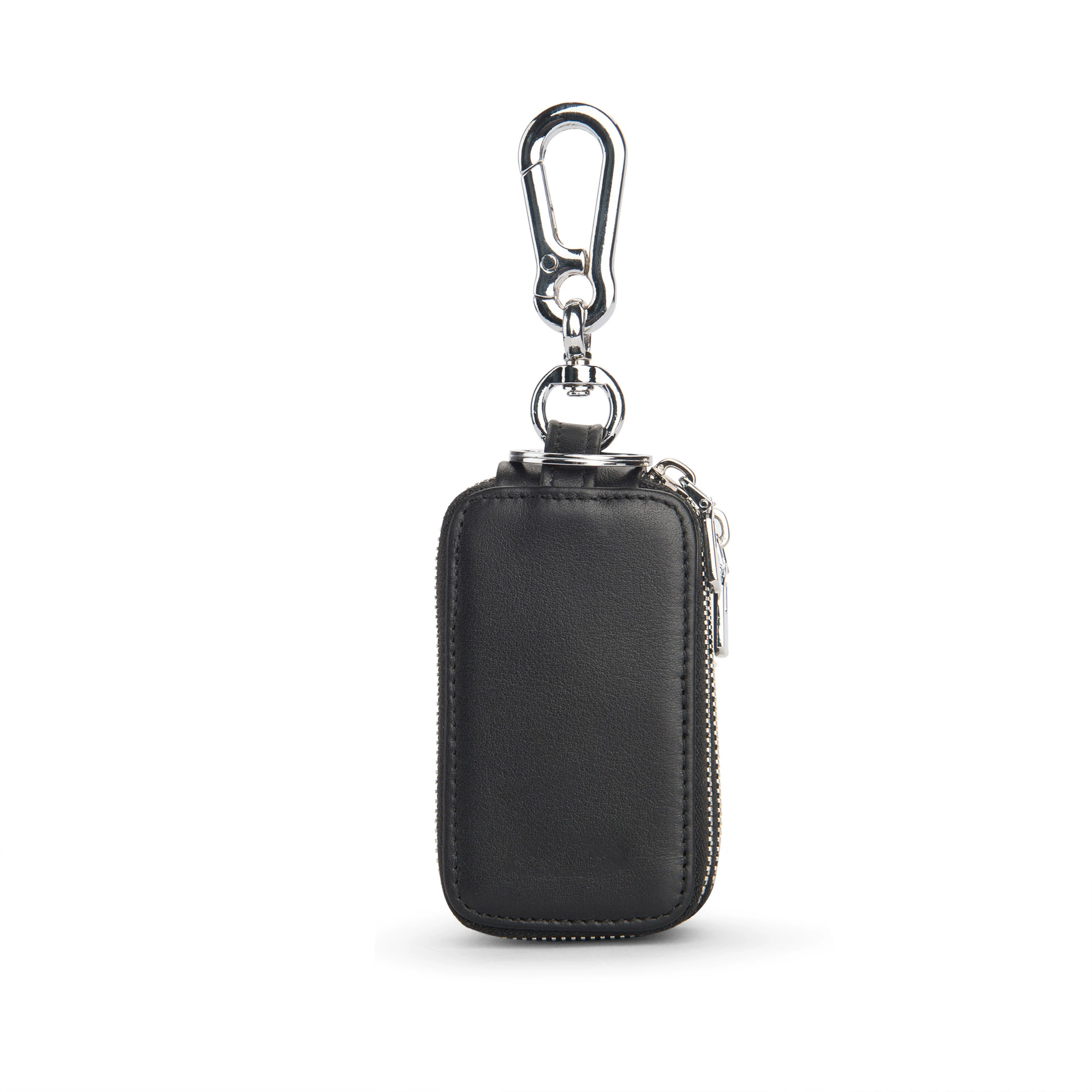 Leather double-layer universal key bag, Amazon, cowhide, genuine leather
