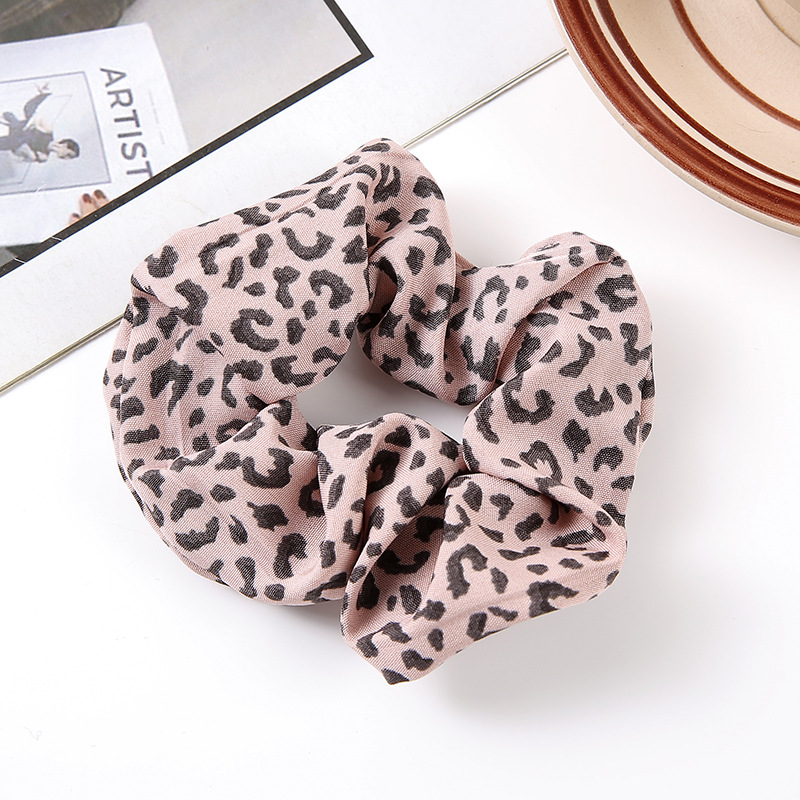 작은 표범 무늬 4호 핑크