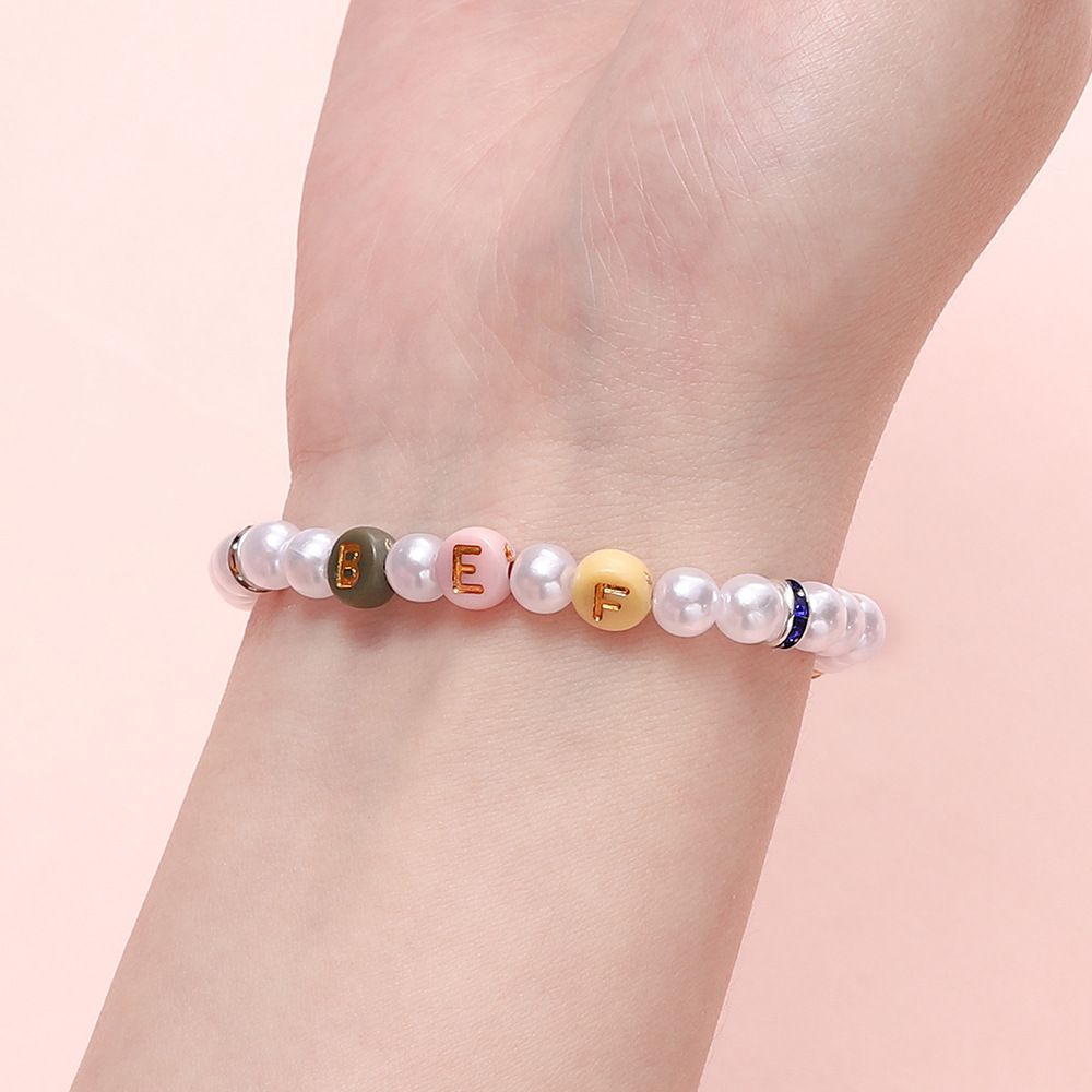 155g Weight Beads Jewelry Making Type DIY Ornament Accessories Classification 1 Set Quantity Acrylic Material Letter Pattern All Seasons Season Simple Style Style 1 Set Acrylic Letter DIY Ornament Accessories Beads 4