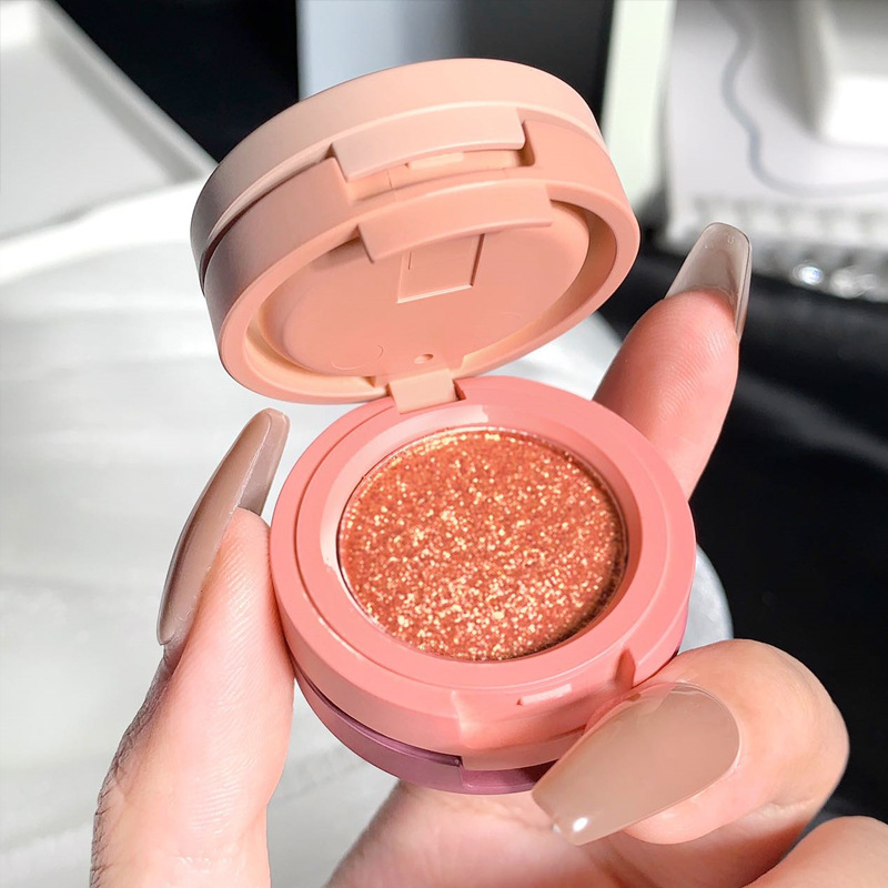Light Breeze Floating Three-Color Eyeshadow Matte Earthy Milk Tea Color Pearlescent Fine Shimmer Brightening Bento Box Eyeshadow Cross-Border Beauty Makeup