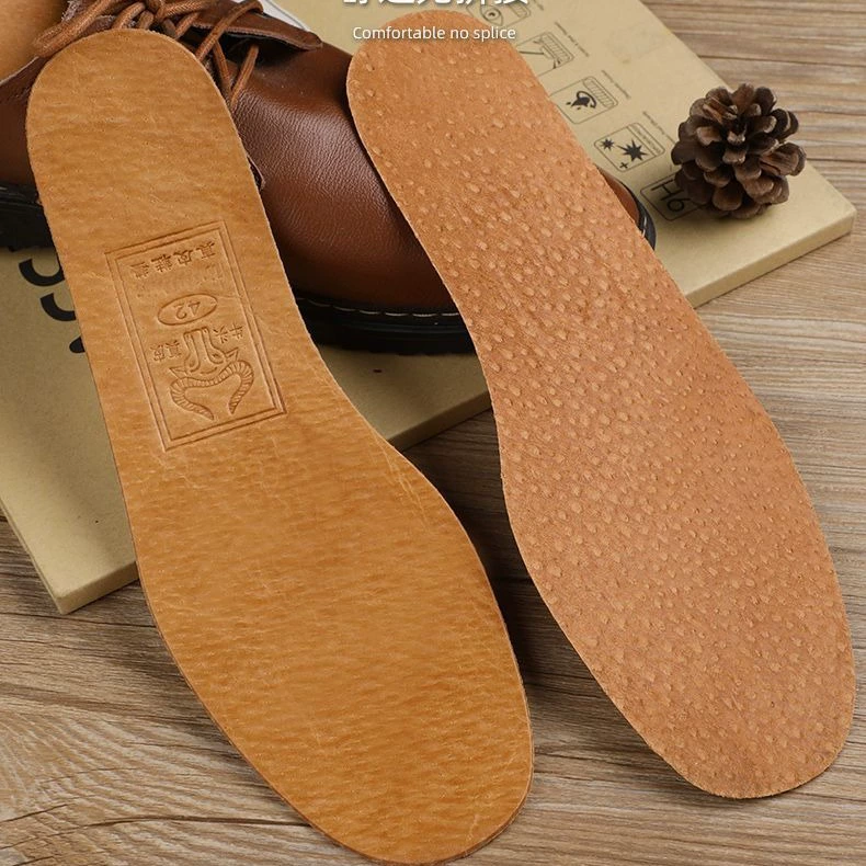 Кожаные стельки всасывающие пот, дезодорирующие кожаные стельки для мужчин и женщин Спортивные стельки для отдыха весной, летом и осенью