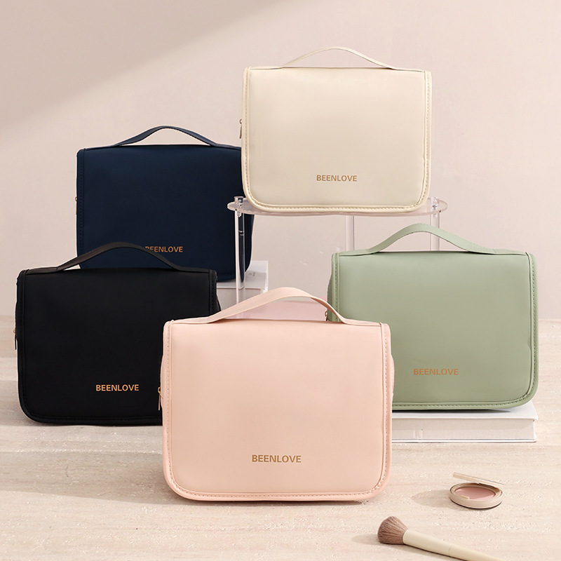 Runhui の新しい Naisi フックウォッシュバッグ肌の感触皮膜化粧品収納袋化粧品袋大容量ドロップシッピング|undefined