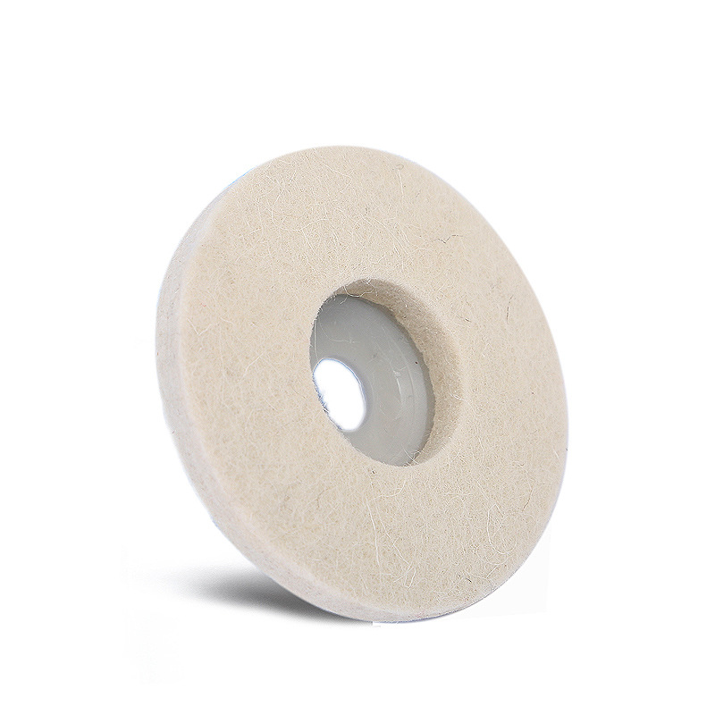 Rueda de lana rueda de pulido espejo acero inoxidable pulido de metal madera piedra amoladora angular 100*16 rueda de fieltro