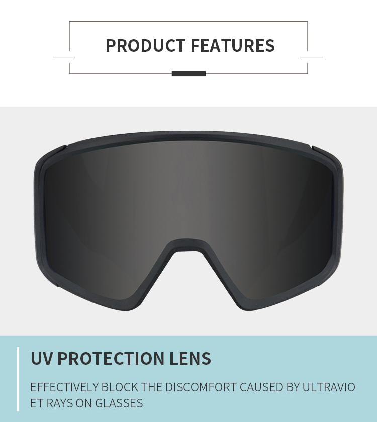 Κυλινδρικό σκι για σκι σε εξωτερικούς χώρους ενηλίκων, ορειβασία στο χιόνι, προστασία από την υπεριώδη ακτινοβολία, γυαλιά προστασίας από τον άνεμο_voghion.com