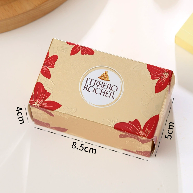 Wedding Chocolate Box Ferrero Rocher, 96 pieces, gold gift packaging