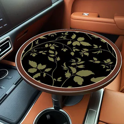 Anti-slip mat, Ideal Car Anti-Slip Table - ink-shadow-perches-on-leaves-3232cm