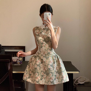 �紺�߼��о޺ÿ�ӡ���B��ȹ��Ů��2026�¿ʽ���|����������ȹ