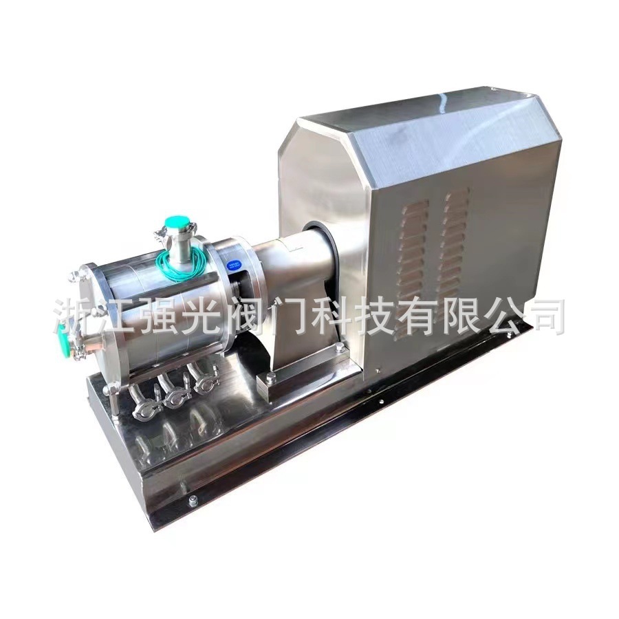 卫生级3级管线式高剪切均质混合泵，分散，乳化，304不锈钢食品级