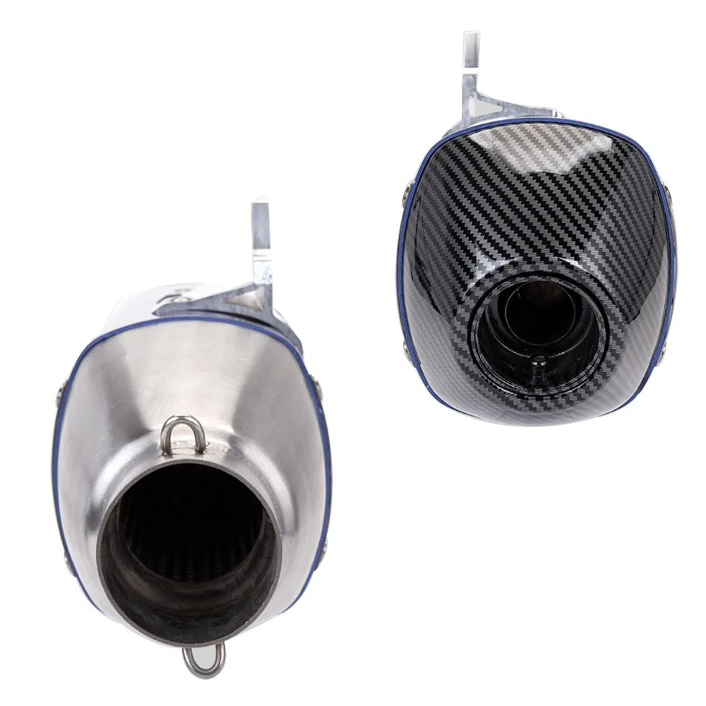 Off-Road Motorcycle Modified Tailpipe Exhaust Pipe Stainless Steel Pipe Aluminum Bracket Exc Crf150 Exc Wr450