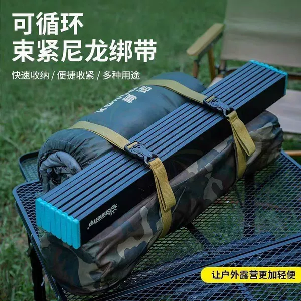 Outdoor buckle strap for securing luggage, tightening rope for backpacks, tents, sleeping bags, and packing straps