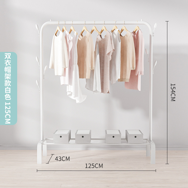 percha de ropa piso mayorista percha de ropa interior percha de ropa simple percha de sombrero para ropa de dormitorio casero gabinete de estante de almacenamiento