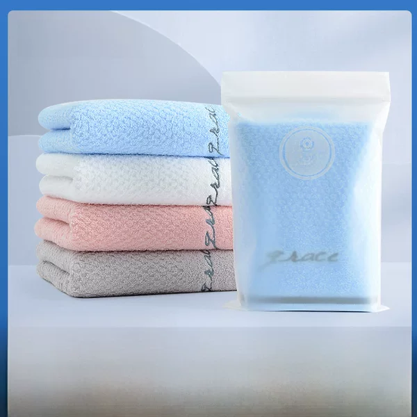 Jielia eva Single Bag Cotton Comfortable Soft Cotton Towel Embroidered logo Jielia Towel