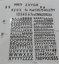 ���R�d ����C�� diyӢ����ĸ���� �¿��ɫ��PVC�����z�N�� ���~
