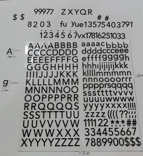 ���R�d ����C�� diyӢ����ĸ���� �¿��ɫ��PVC�����z�N�� ���~