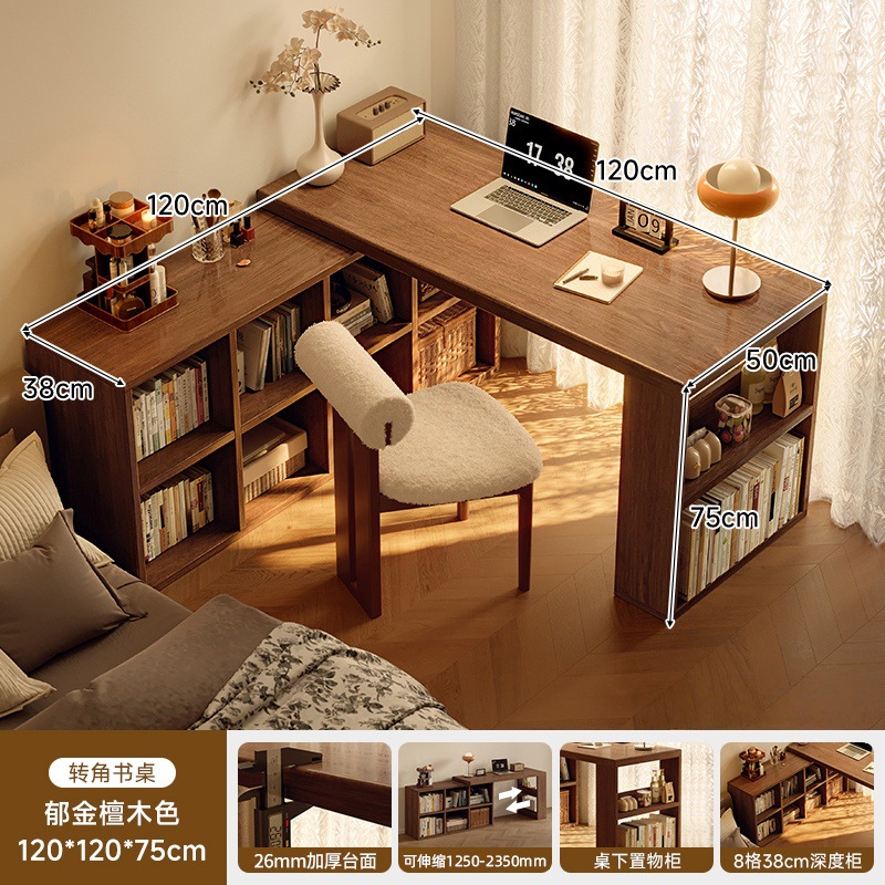 Estricta selección de escritorio de esquina de madera sólida estante de escritorio escritorio en una mesa dormitorio hogar cómoda esquina tipo l escritorio de computadora