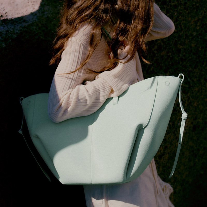 French Polene Wing Bag 2026 Model Niche Single-Shoulder Tote Bag Women's Underarm Large-Capacity Shopping Bag