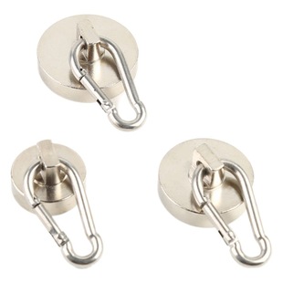 Multifunctional strong magnetic hook magnetic suction cup mountaineering buckle pot magnetic can rotate 360 degrees magnetic buckle NdFeB strong magnetic