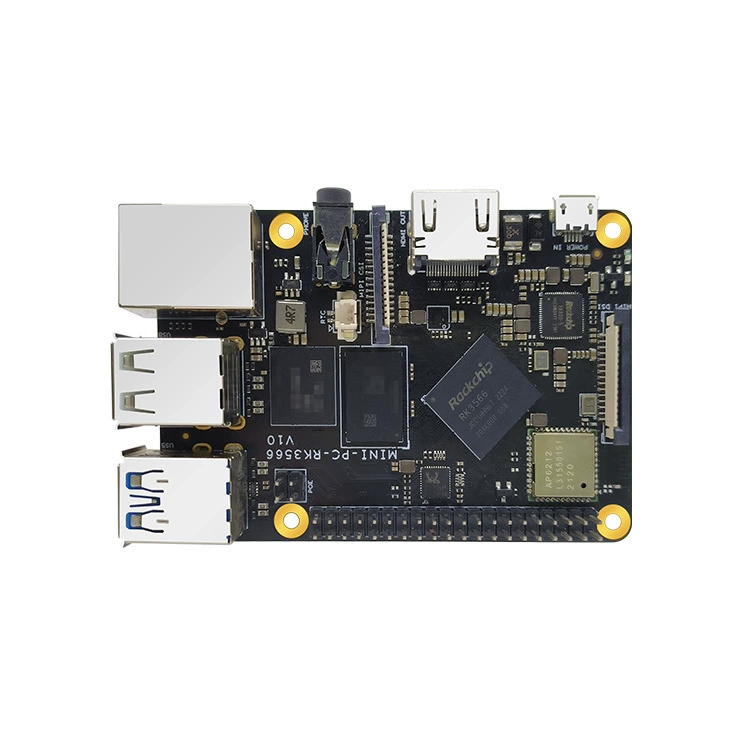 Плата разработки Risin Micro RK3566 0.8T НПУ Rockchip Yuanchuang MINI-PC-RK3566 Raspberry Pi
