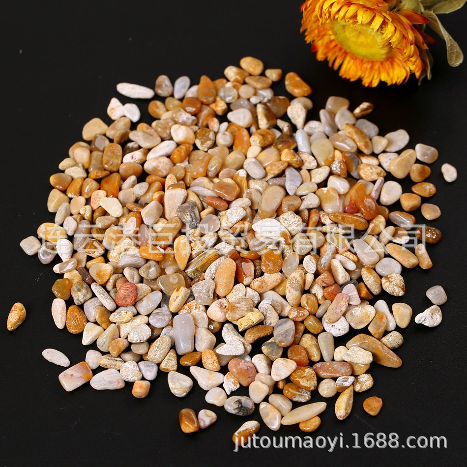 100 tipos de piedra triturada de 7 - 9mm cristal natural jade ágata espécimen de piedra preciosa marco de fotos transfronterizo mano suministro Amazon