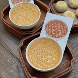 酸奶窗花糖片几何矽胶磨具 花瓣巧克力艾素糖矽胶模具 食品级矽胶