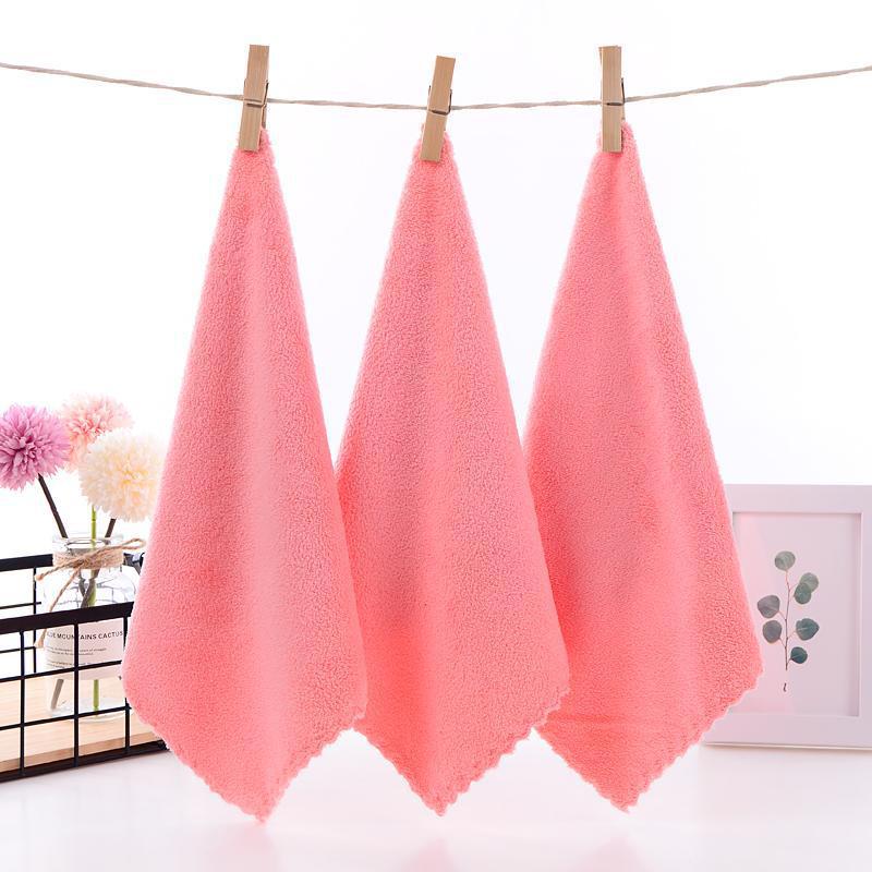 Manufacturer Wholeale Coral Fleece Children' Face Wah Kindergarten Hand Towel, Bear-themed Gift, Quare Mall_voghion.com