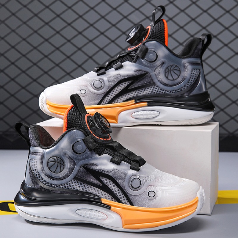 Dziecięce buty do koszykówki oddychające sportowe dla chłopców_voghion.com