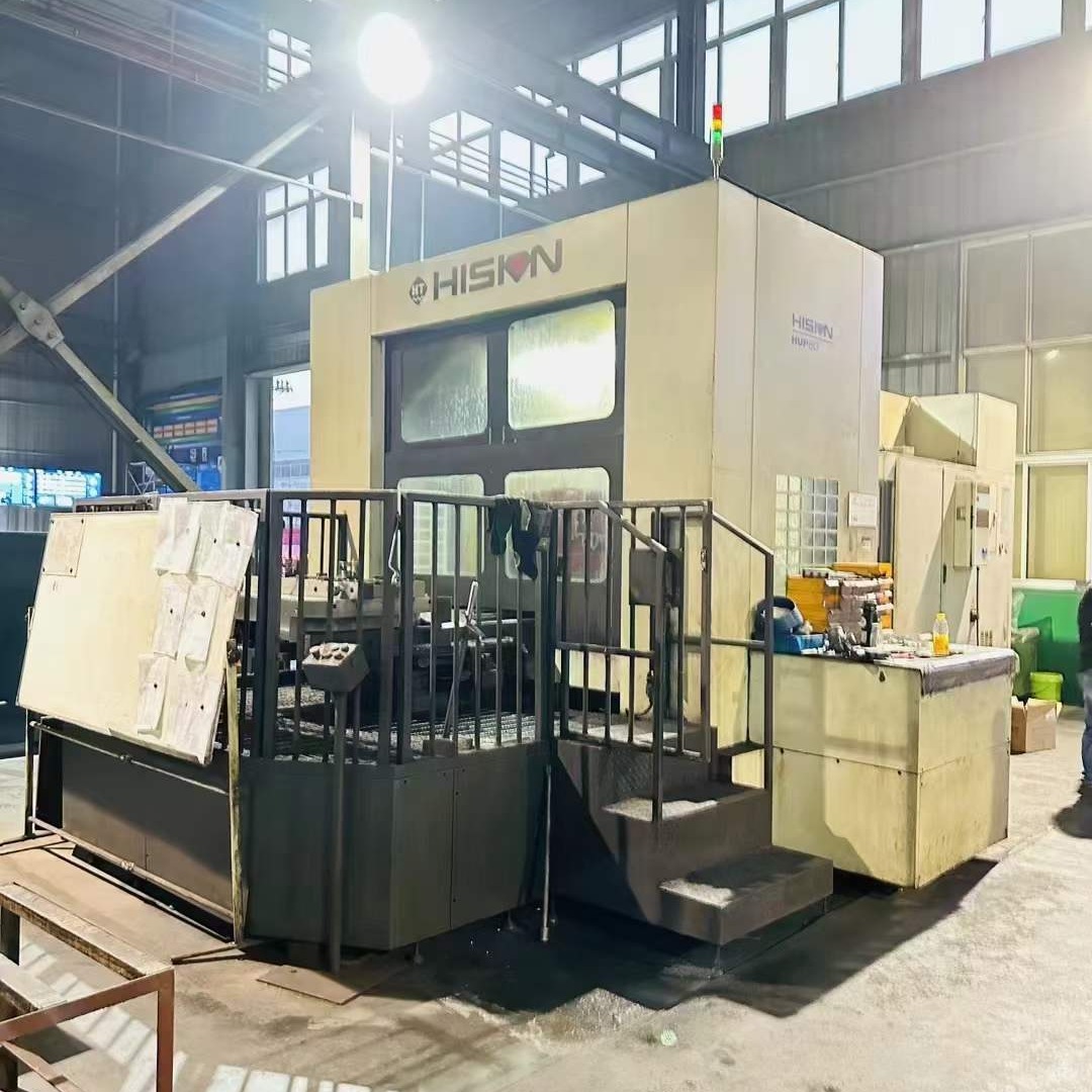 处理二手海天HUP80卧式加工中心转台千分之一度主轴转速4500