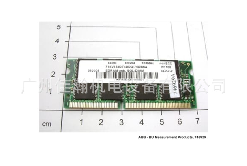 原装ABB分析仪备件SDRAM卡件64MB   746929