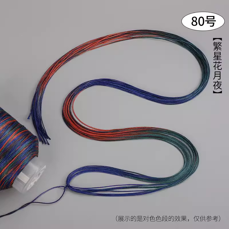 段染ストランド361218本の五色の縄は手編みの縄のネックレスの縄の玉佩のペンダントの紐のdiyの部品を掛けます。|undefined