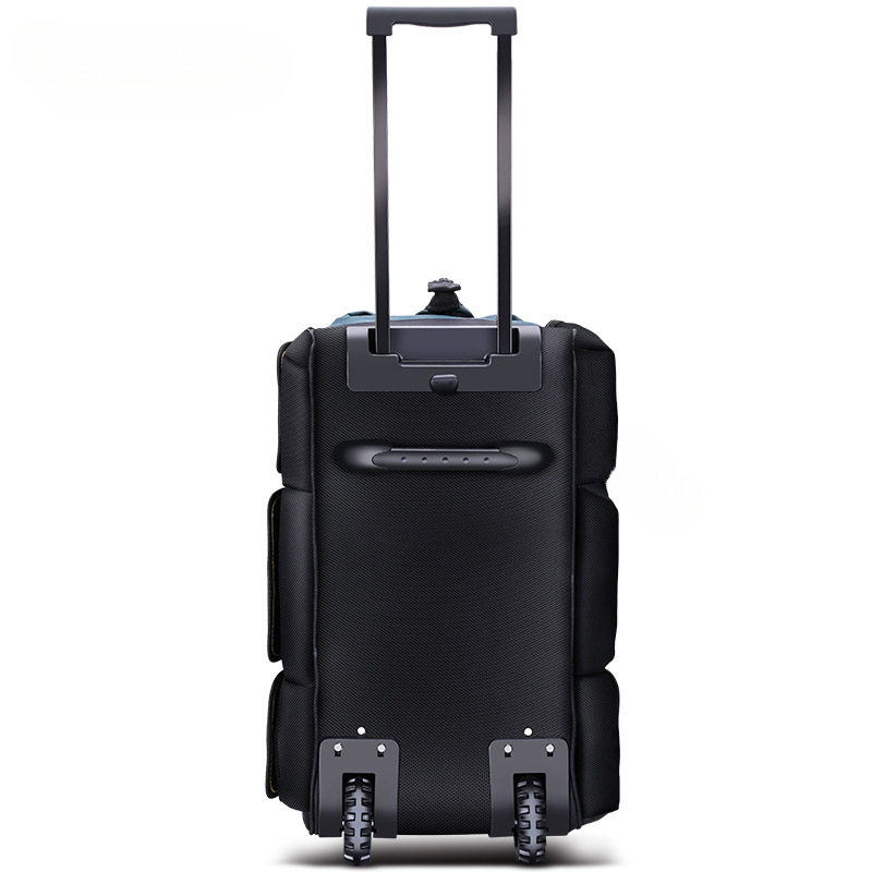 El kit de herramientas de barra de tracción multifunción gigante es resistente y duradero. Carro de lona con ruedas push-pull de grado industrial portátil