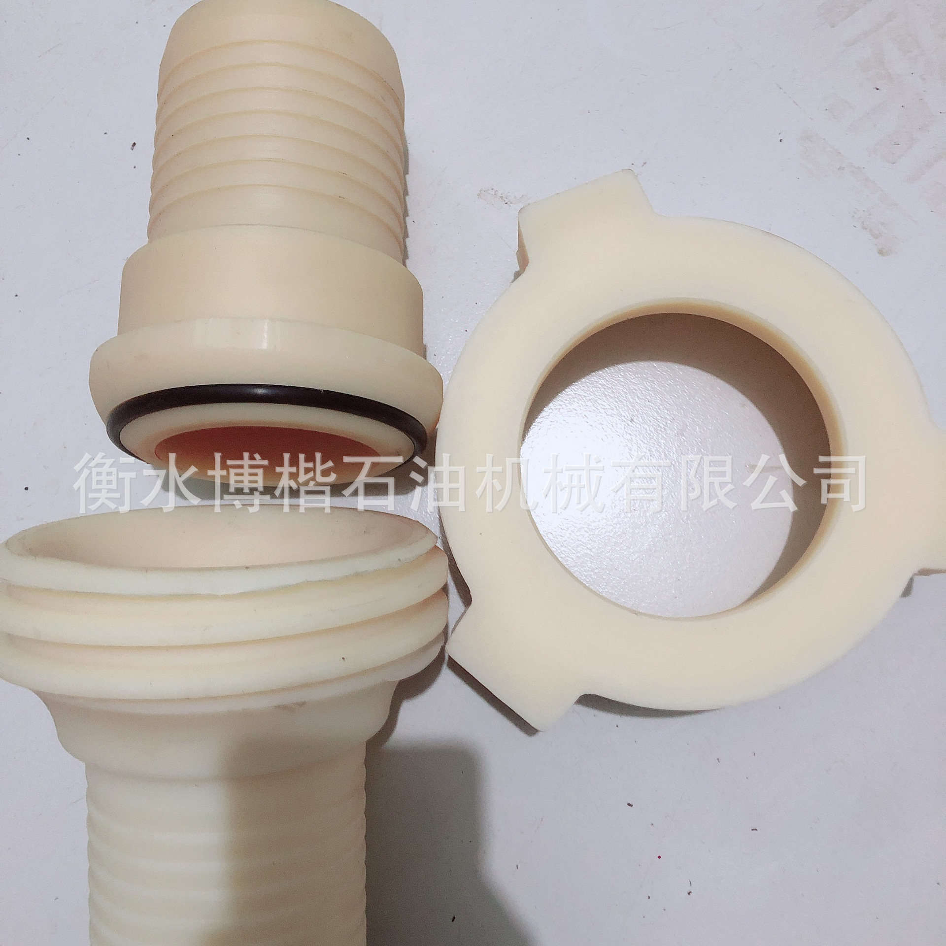 厂家2-8寸尼龙由壬 高强度耐磨螺纹油壬 耐酸碱非标高分子油壬