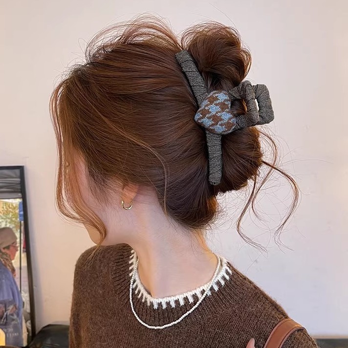 Stora hårklämmor för tjockt hår halkfria vintage hårtillbehör_voghion.com