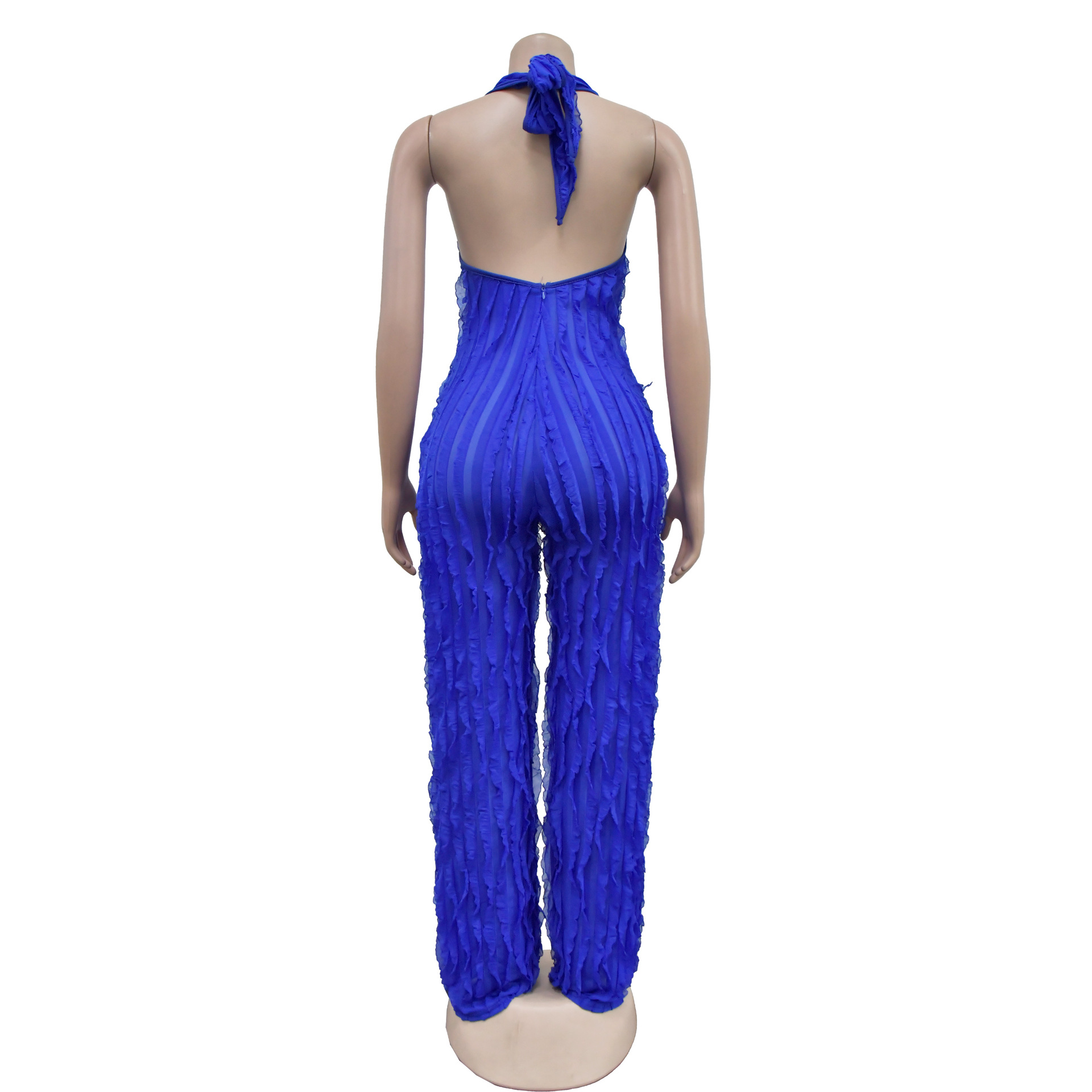 287g Weight Sleeveless Sleeve Length Full Length Pants Length Spandex, Polyester Fabric Type Mid Waist Waist Line Jumpsuits Pants Type Bodysuits Tops Type Holiday, Street Occasion Slim Fit Type Solid Color Pattern Summer Season Women's Gender Sexy, Streetwear Style Wholesale Women's Sexy Streetwear Solid Color Sleeveless Bodysuits 51
