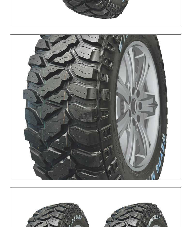 Wardwei WEYP6 MT Off-Road Tire 35X12.5R17 Four-Season Anti-Slip Wear-Resistant Thickened Mud Terrain Tire